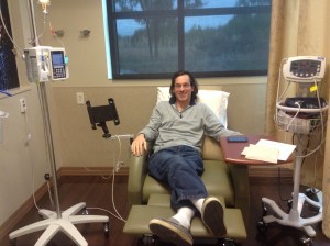 Back in the infusion center