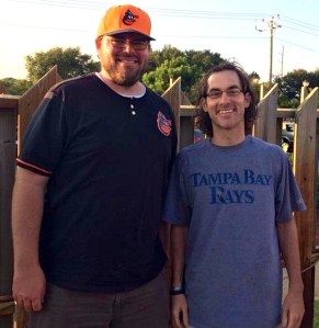 Nick and I at the Outer bBanks